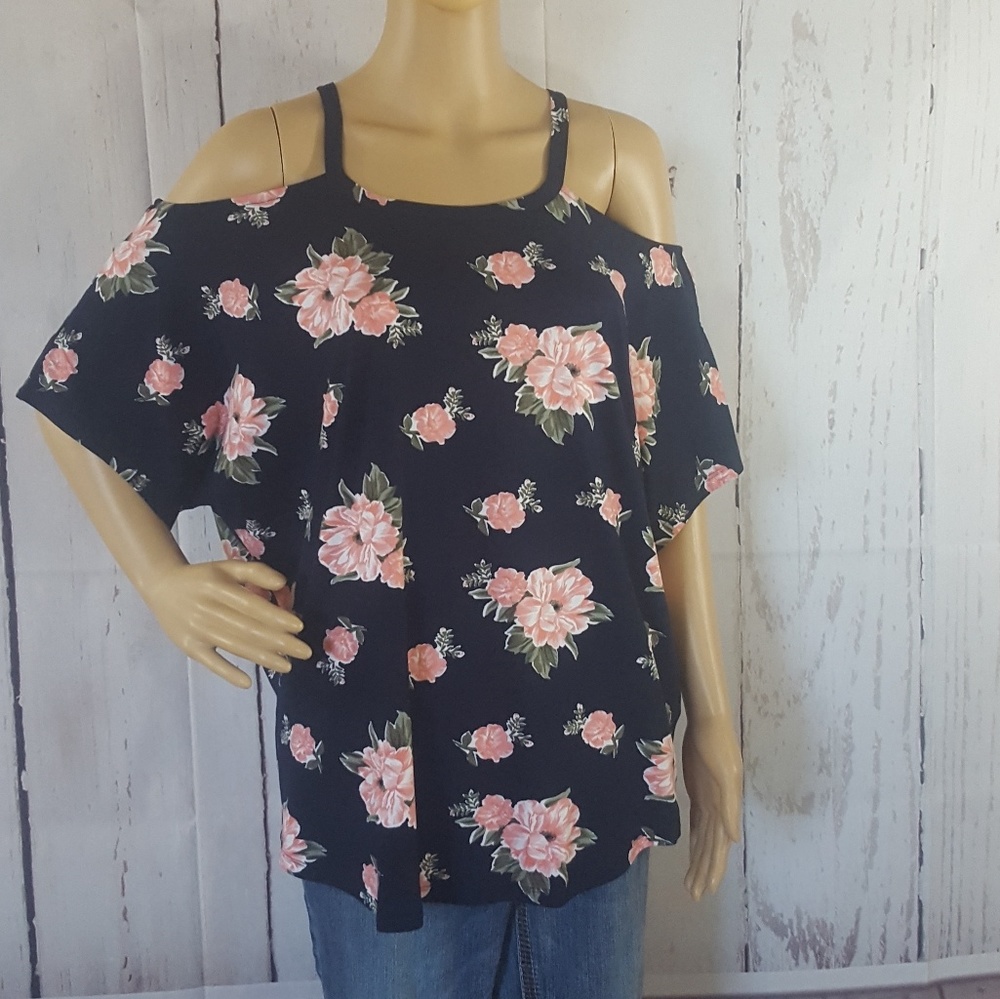 Alison Andrews Cold Shoulder Spring Top!